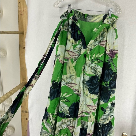 Ann Taylor Factory Tropical long maxi floral skirt, Size 14 - Picture 3 of 8